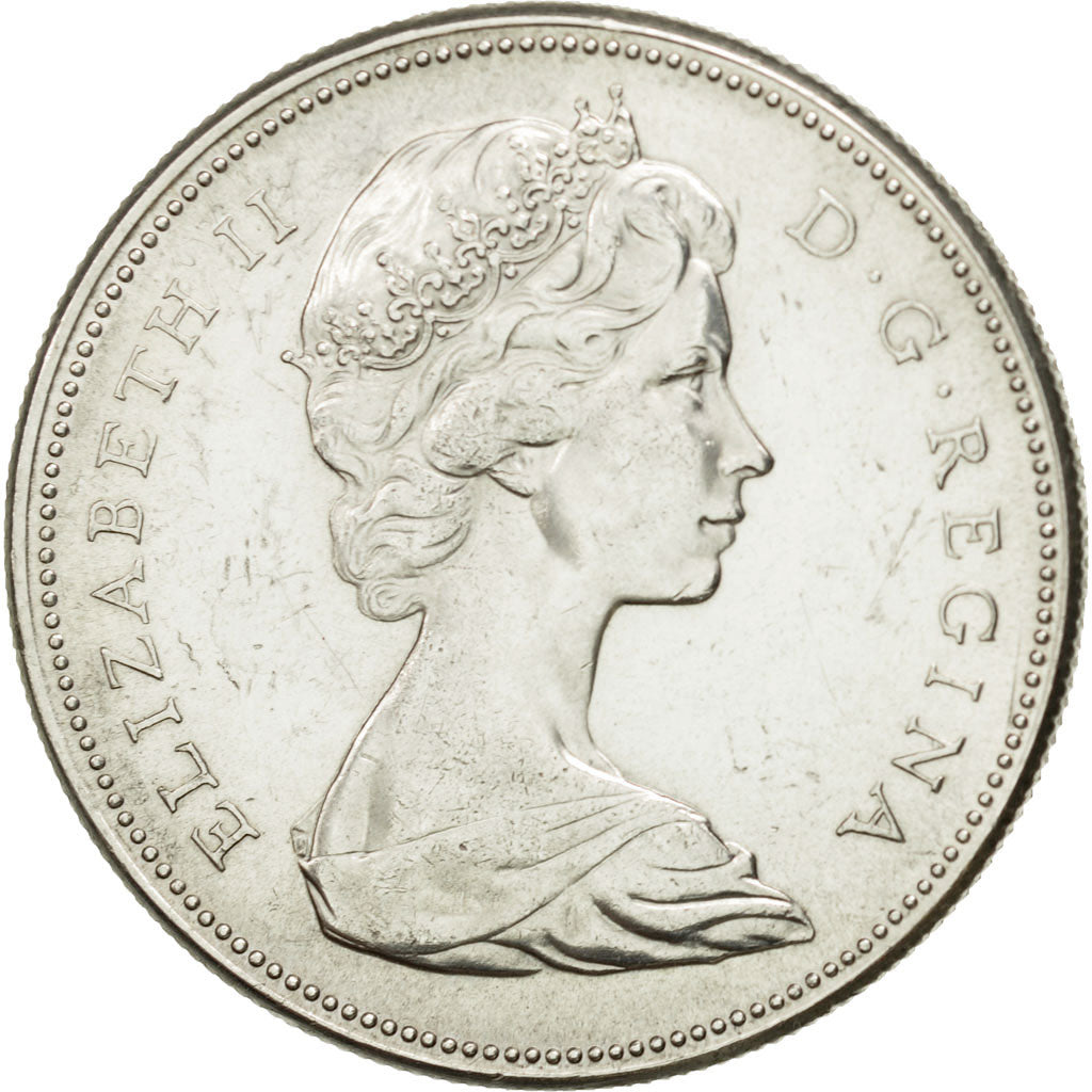Coin, Canada, Elizabeth II, Dollar, 1967, Royal Canadian Mint, Ottawa