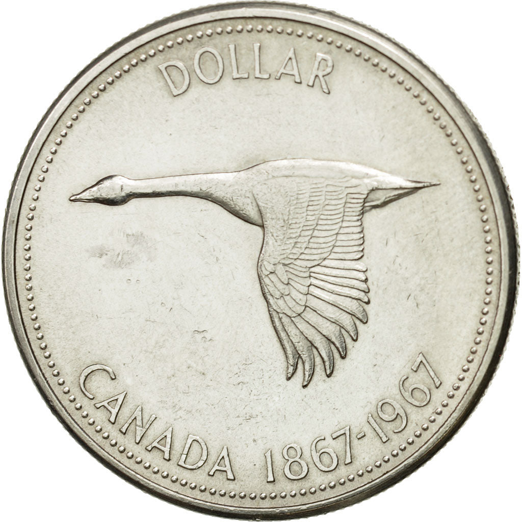 Coin, Canada, Elizabeth II, Dollar, 1967, Royal Canadian Mint, Ottawa
