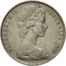 Monnaie, Australie, Elizabeth II, 10 Cents, 1977, Melbourne, TB, Copper-nickel