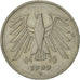 Monnaie, République fédérale allemande, 5 Mark, 1989, Karlsruhe, TTB