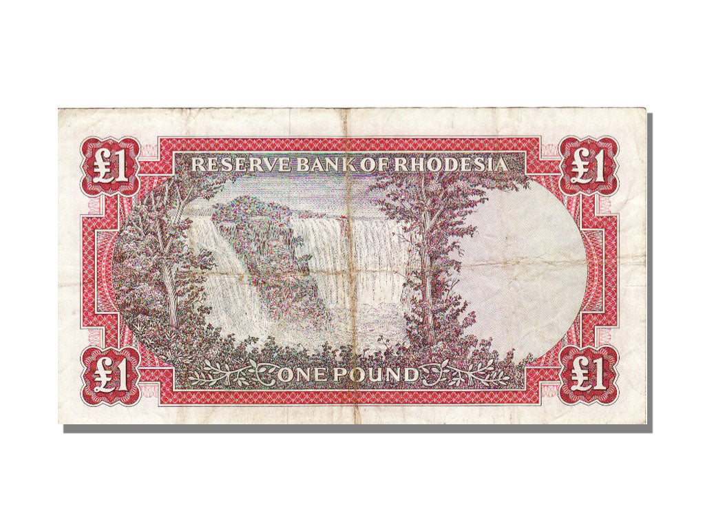 Rhodesia, 1 Pound, 1968, KM #28d, 1968-10-14, VF(30-35), K34