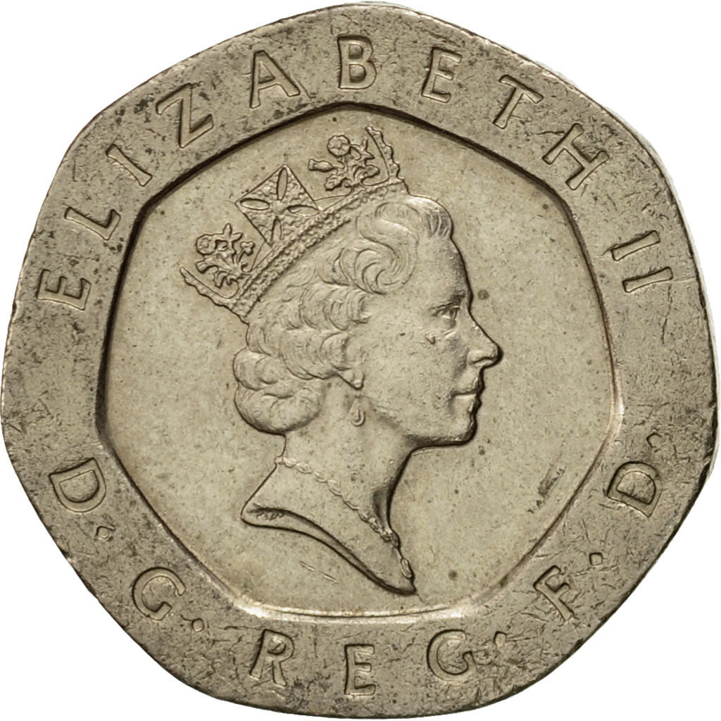 Münze, Großbritannien, Elizabeth II, 20 Pence, 1996, SS, Copper-nickel, KM:939