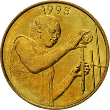 Coin, West African States, 25 Francs, 1995, Paris, EF(40-45), Aluminum-Bronze