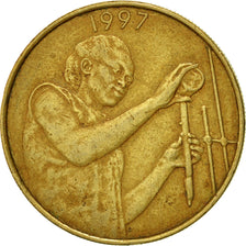 Coin, West African States, 25 Francs, 1997, Paris, EF(40-45), Aluminum-Bronze