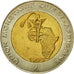 Coin, West African States, 250 Francs, 1993, Paris, EF(40-45), Bi-Metallic