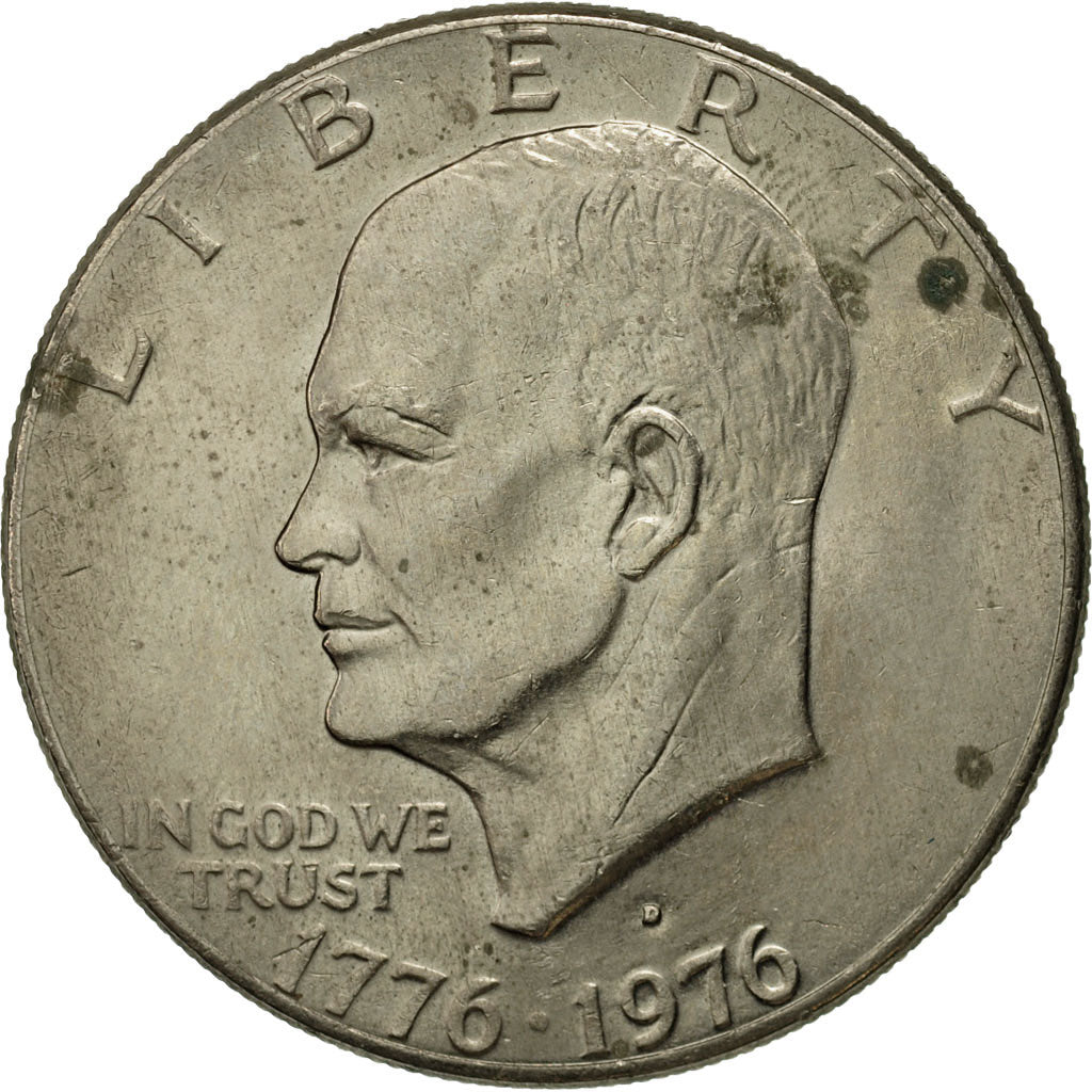 Moneta, USA, Eisenhower Dollar, Dollar, 1976, U.S. Mint, Denver, EF(40-45)