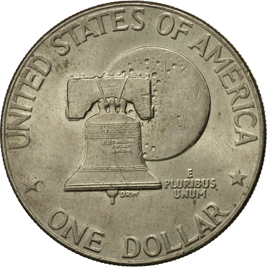 Moneta, USA, Eisenhower Dollar, Dollar, 1976, U.S. Mint, Denver, EF(40-45)