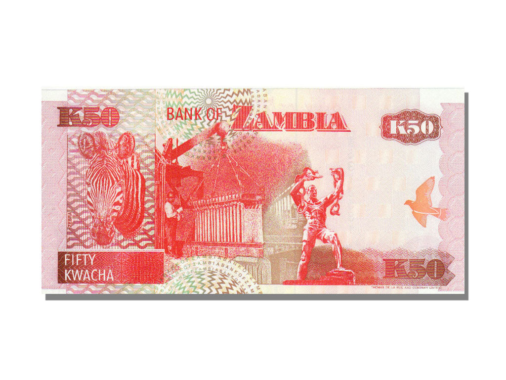 Zambia, 50 Kwacha, 1992, KM #37a, UNC(65-70), BB 6342581