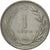 Moneta, Turcja, Lira, 1965, EF(40-45), Stal nierdzewna, KM:889a.1