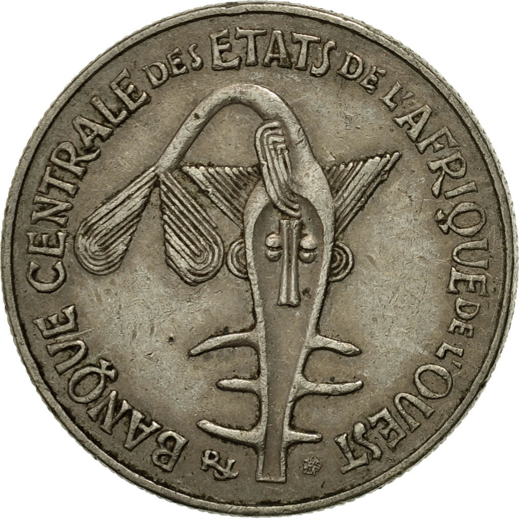 Moneda, Estados del África Occidental, 50 Francs, 1996, Paris, MBC, Cobre -