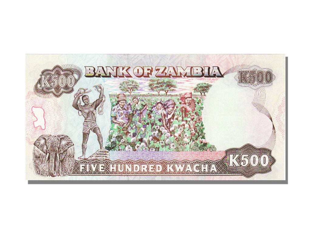 Zambia, 500 Kwacha, 1991, KM #35a, UNC(65-70), AC 7511674