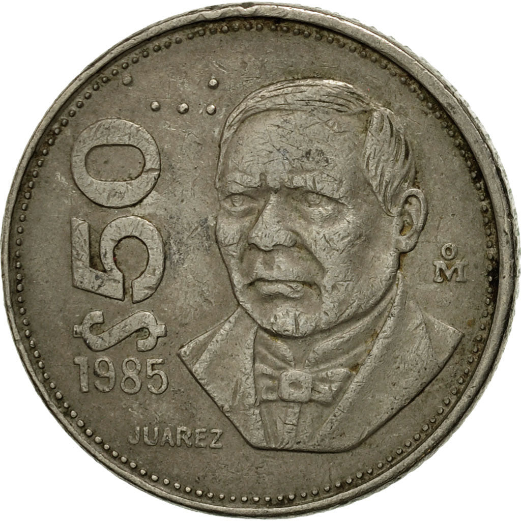 Moneta, Messico, 50 Pesos, 1985, Mexico City, BB, Rame-nichel, KM:495