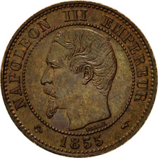 Moneda, Francia, Napoleon III, Napoléon III, 2 Centimes, 1855, Paris, MBC