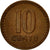 Moneta, Litwa, 10 Centu, 1991, EF(40-45), Bronze, KM:88
