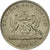 Moneta, TRINIDAD E TOBAGO, 25 Cents, 1976, Franklin Mint, BB, Rame-nichel, KM:28