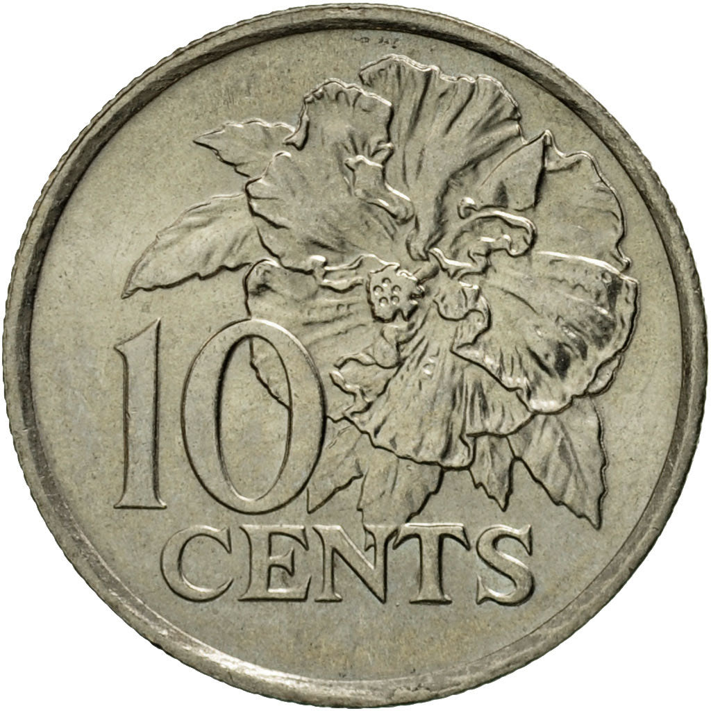 Münze, TRINIDAD & TOBAGO, 10 Cents, 1976, Franklin Mint, VZ, Copper-nickel