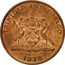 Coin, TRINIDAD & TOBAGO, Cent, 1976, Franklin Mint, AU(55-58), Bronze, KM:25