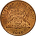 Coin, TRINIDAD & TOBAGO, Cent, 1976, Franklin Mint, AU(55-58), Bronze, KM:25