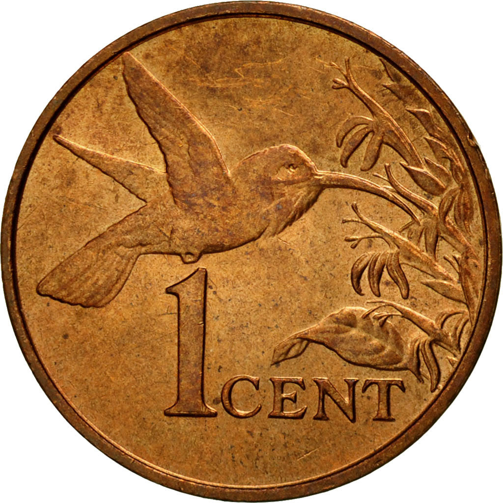 Coin, TRINIDAD & TOBAGO, Cent, 1976, Franklin Mint, AU(55-58), Bronze, KM:25