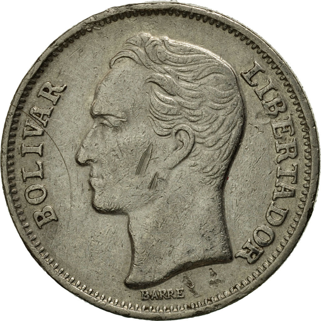 Münze, Venezuela, Bolivar, 1977, S, Nickel, KM:52