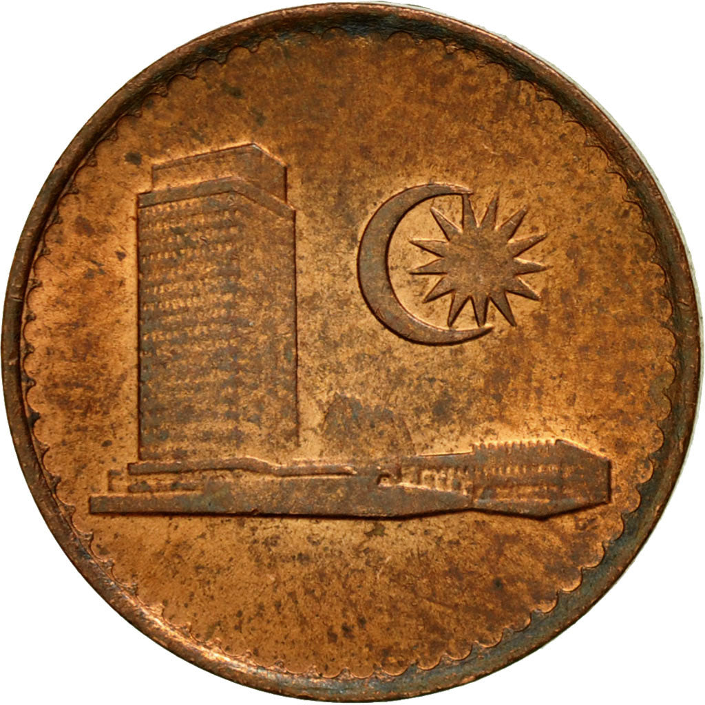 Coin, Malaysia, Sen, 1982, VF(20-25), Copper Clad Steel, KM:1a