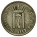 Monnaie, Norvège, Haakon VII, 10 Öre, 1919, TB, Argent, KM:372