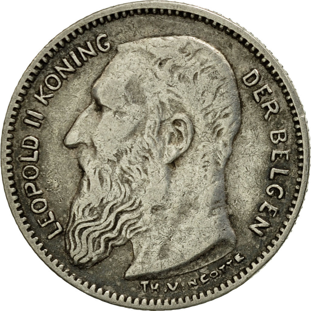 Coin, Belgium, 50 Centimes, 1907, AU(55-58), Silver, KM:61.1