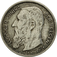 Coin, Belgium, 50 Centimes, 1907, AU(55-58), Silver, KM:61.1