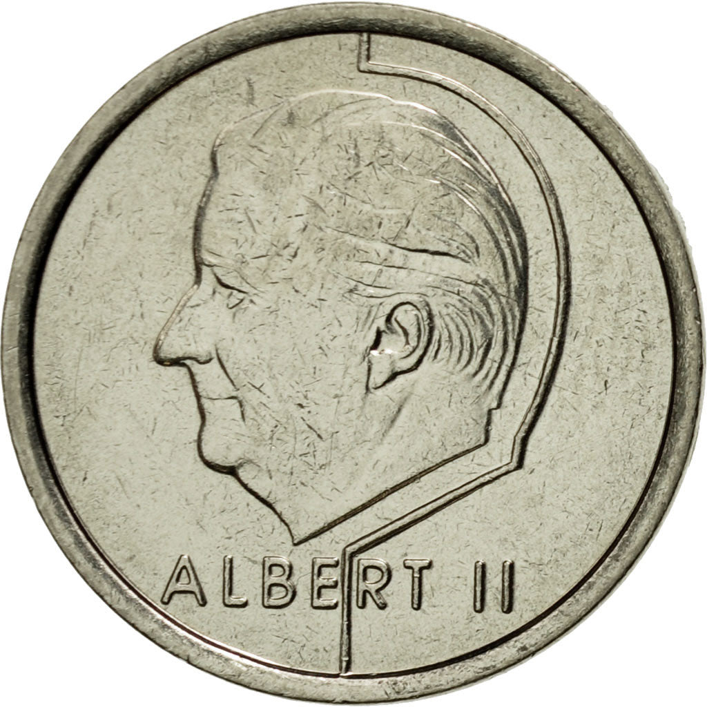 Moneta, Belgio, Albert II, Franc, 1998, Brussels, SPL-, Ferro placcato nichel
