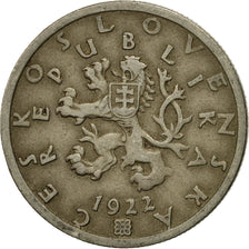 Monnaie, Tchécoslovaquie, 50 Haleru, 1922, TTB, Copper-nickel, KM:2