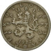 Moneta, Czechosłowacja, 50 Haleru, 1922, EF(40-45), Miedź-Nikiel, KM:2