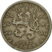 Coin, Czechoslovakia, 50 Haleru, 1922, EF(40-45), Copper-nickel, KM:2