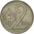 Moneda, Checoslovaquia, 2 Koruny, 1980, MBC, Cobre - níquel, KM:75