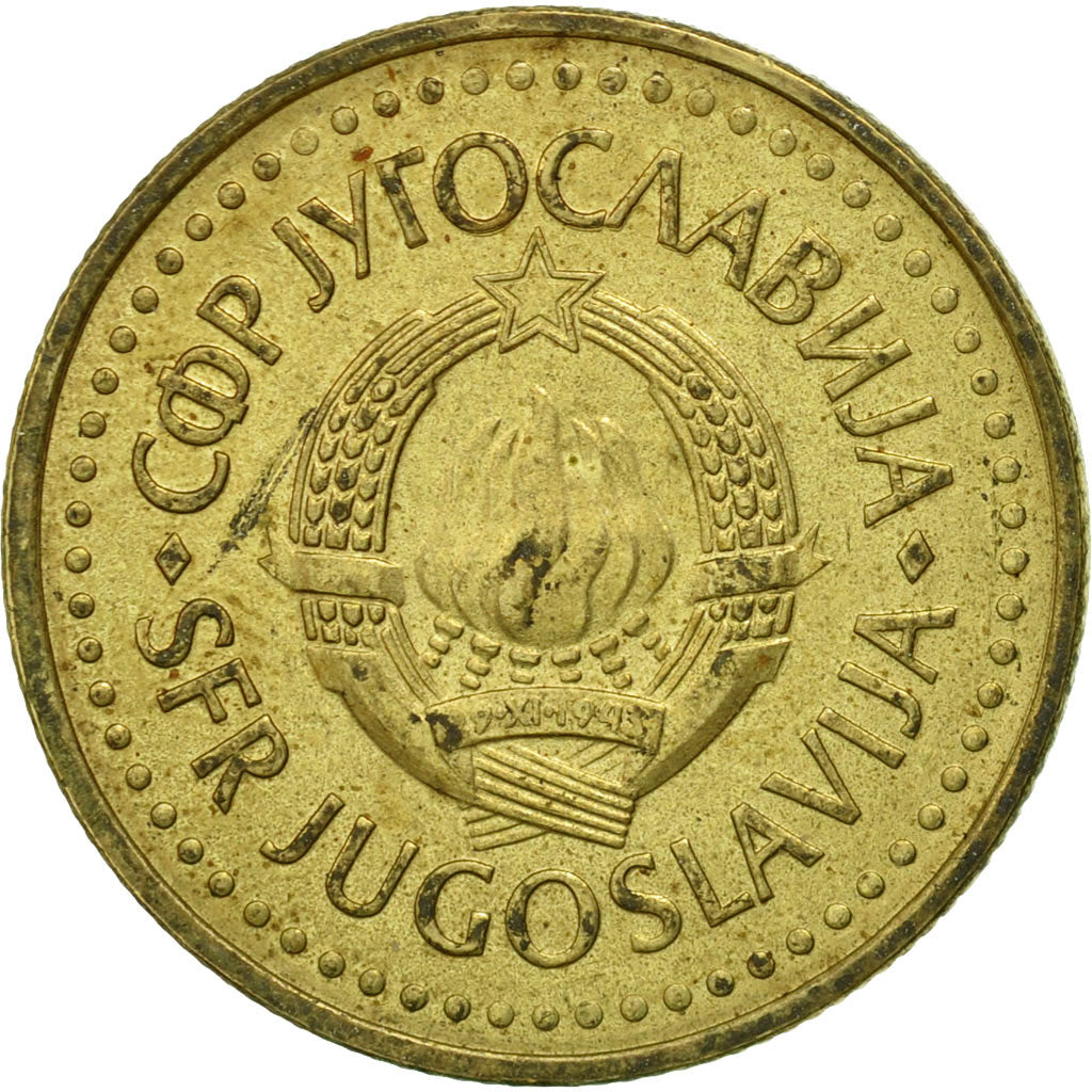 Monnaie, Yougoslavie, 5 Dinara, 1983, TTB, Nickel-brass, KM:88