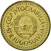 Moneta, Iugoslavia, 5 Dinara, 1983, BB, Nichel-ottone, KM:88