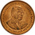 Moneta, Mauritius, 5 Cents, 1990, EF(40-45), Miedź platerowana stalą, KM:52