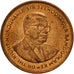 Moneda, Mauricio, 5 Cents, 1990, MBC, Cobre chapado en acero, KM:52