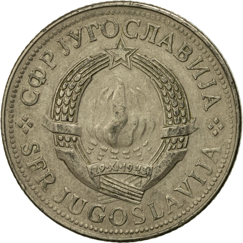Monnaie, Yougoslavie, 10 Dinara, 1980, TB, Copper-nickel, KM:62