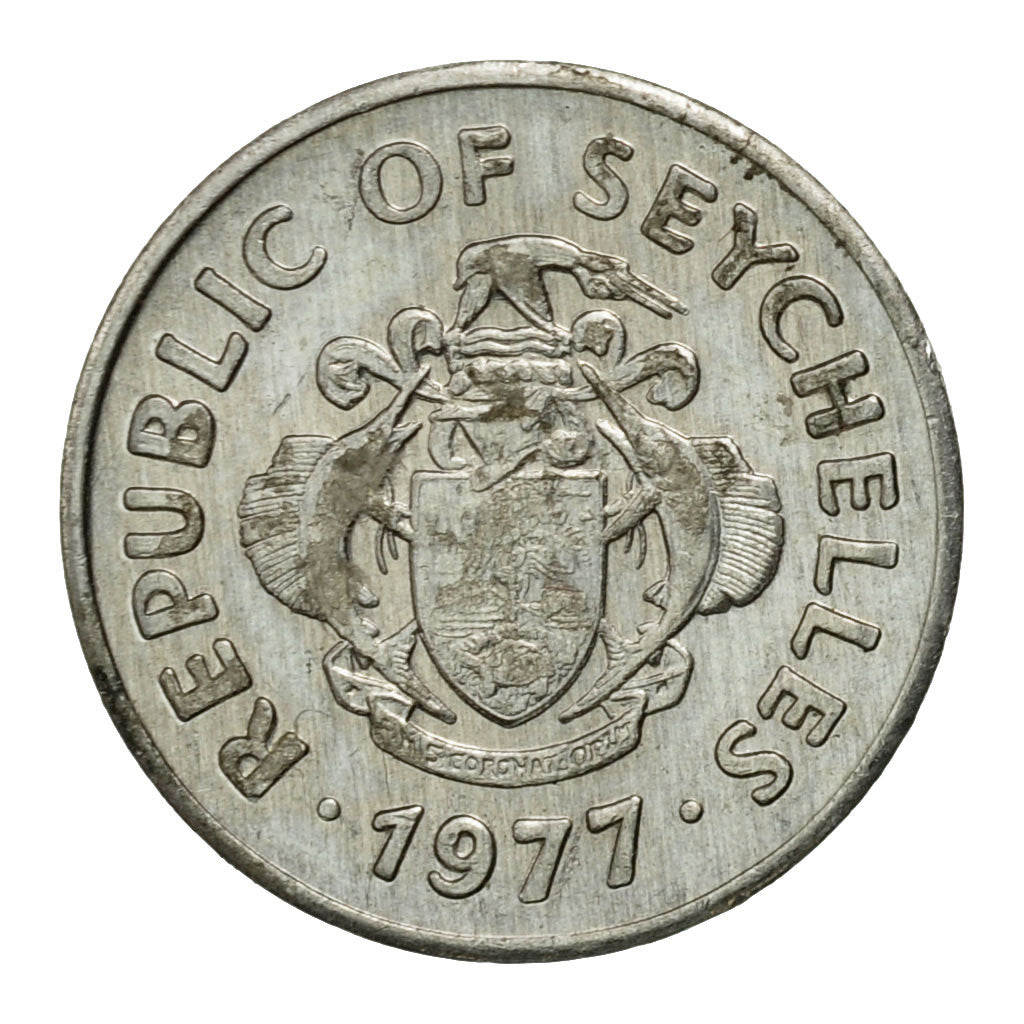 Coin, Seychelles, Cent, 1977, British Royal Mint, EF(40-45), Aluminum, KM:30