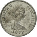 Coin, Seychelles, Cent, 1972, British Royal Mint, EF(40-45), Aluminum, KM:17