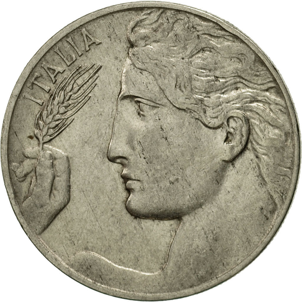 Coin, Italy, Vittorio Emanuele III, 20 Centesimi, 1922, Rome, EF(40-45), Nickel
