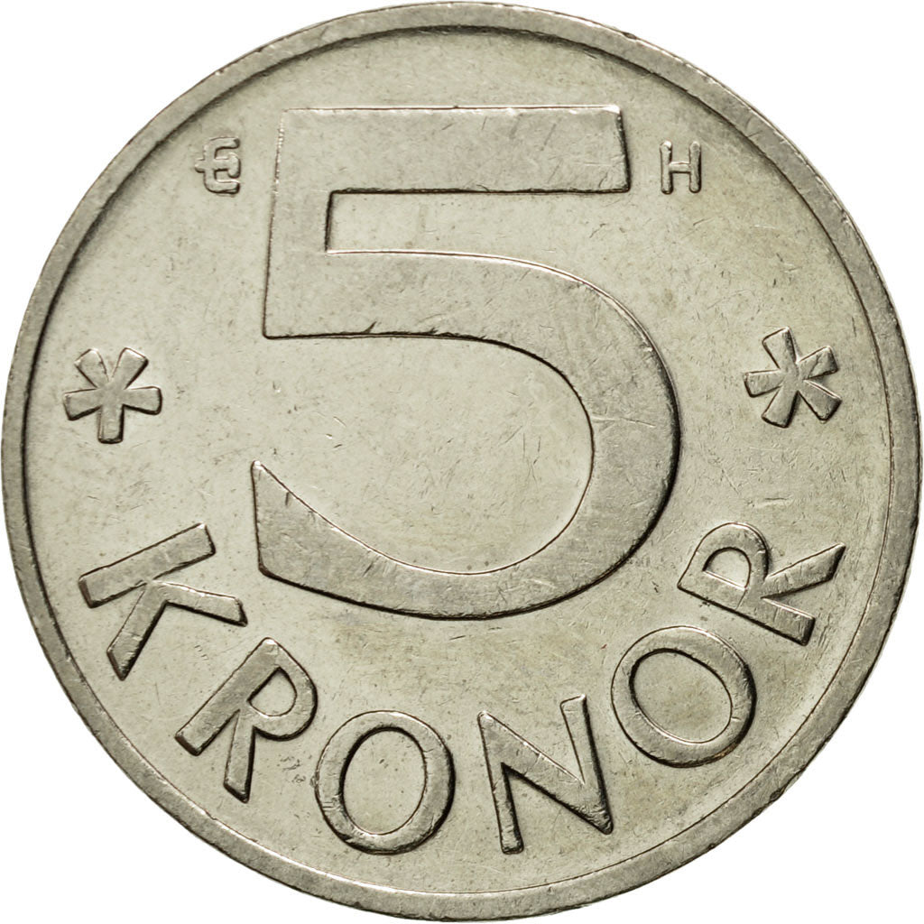 Münze, Schweden, Carl XVI Gustaf, 5 Kronor, 2003, VZ, Copper-Nickel Clad
