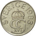 Coin, Sweden, Carl XVI Gustaf, 5 Kronor, 1983, AU(55-58), Copper-nickel, KM:853