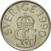 Coin, Sweden, Carl XVI Gustaf, 5 Kronor, 1990, EF(40-45), Copper-nickel, KM:853