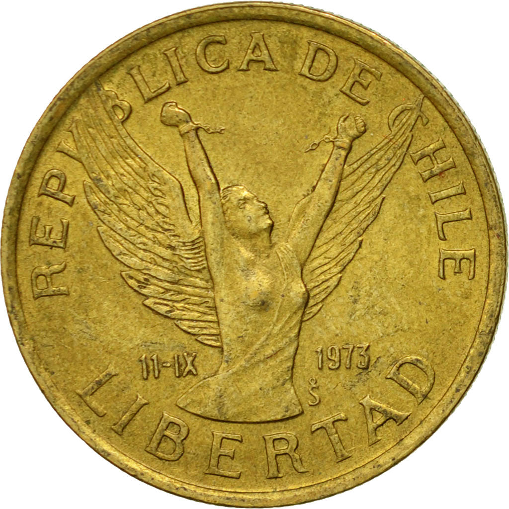 Münze, Chile, 10 Pesos, 1984, Santiago, SS, Aluminum-Bronze, KM:218.1