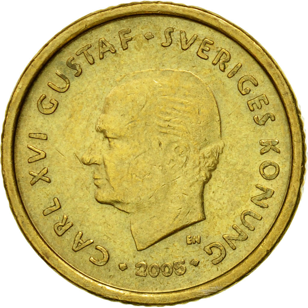 Monnaie, Suède, Carl XVI Gustaf, 10 Kronor, 2005, Eskilstuna, SUP