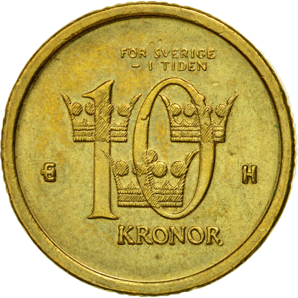 Monnaie, Suède, Carl XVI Gustaf, 10 Kronor, 2005, Eskilstuna, SUP