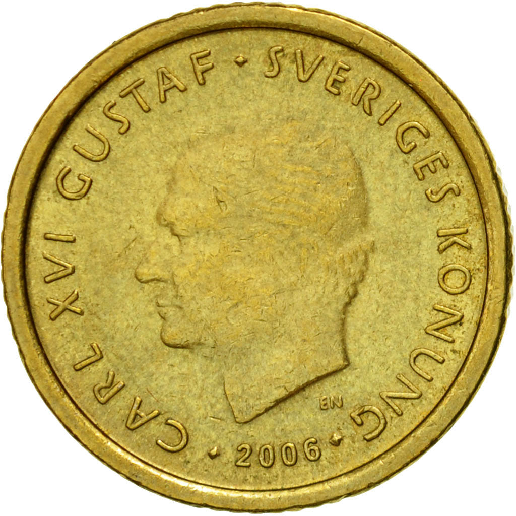 Moneta, Svezia, Carl XVI Gustaf, 10 Kronor, 2006, Eskilstuna, SPL-
