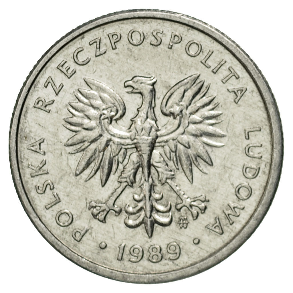 Coin, Poland, 2 Zlote, 1989, Warsaw, EF(40-45), Aluminum, KM:80.3