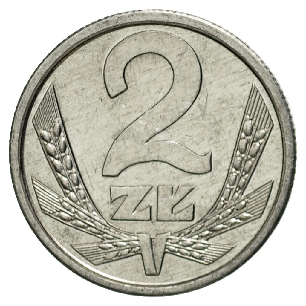 Coin, Poland, 2 Zlote, 1989, Warsaw, EF(40-45), Aluminum, KM:80.3